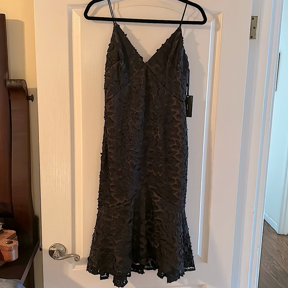 Black Vera Wang formal dress